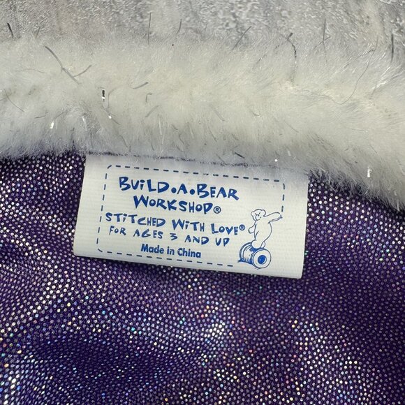 Build a Bear Sparkle Purple Pegasus Horse Princess Outfit Accessory - Picture 3 of 9